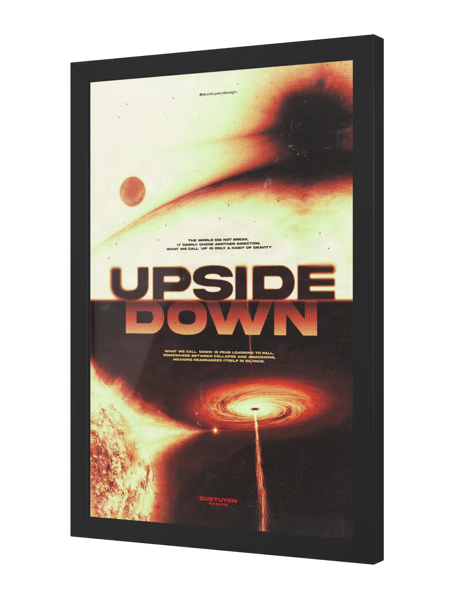 "UPSIDE DOWN" Framed Poster product image (4)
