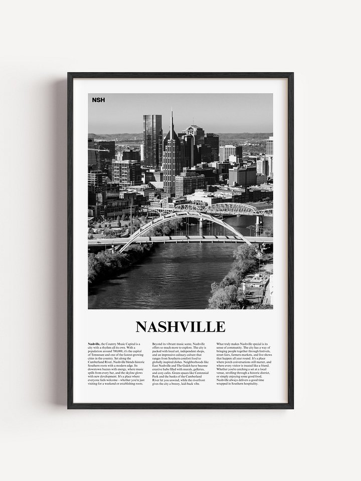 Nashville 02 Newspaper Poster product image (1)