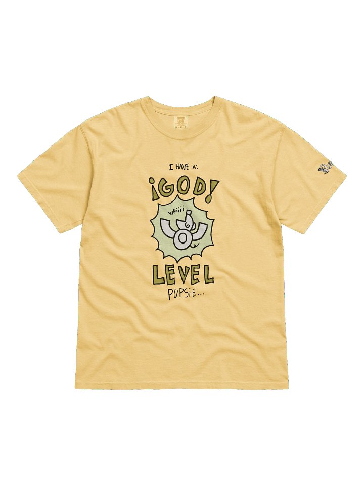 'God level pupsie' Pupsies! Heavyweight T-Shirt product image (5)
