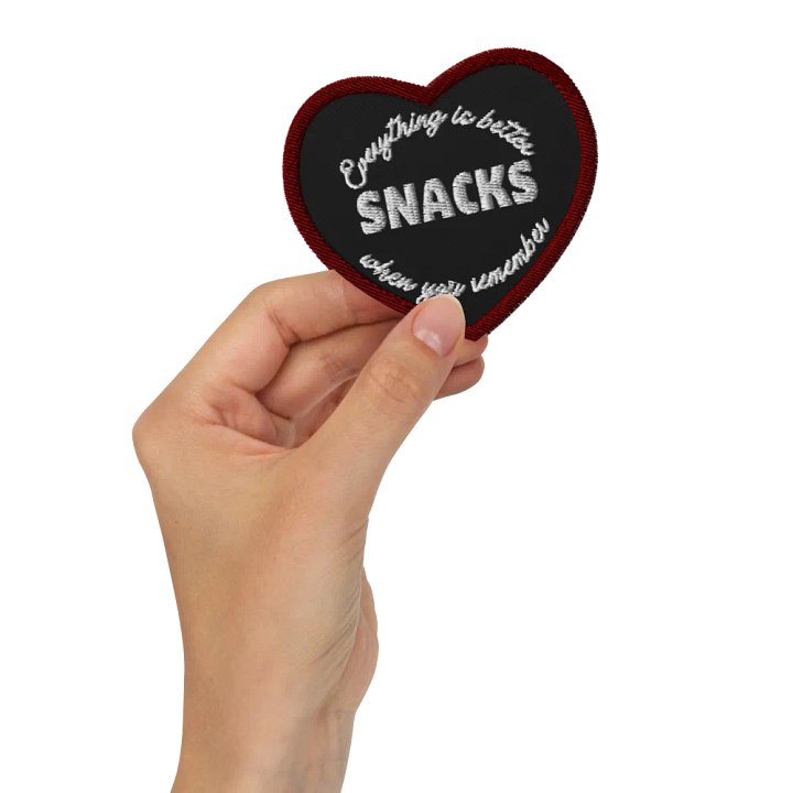 Snacks Heart Patch product image (2)