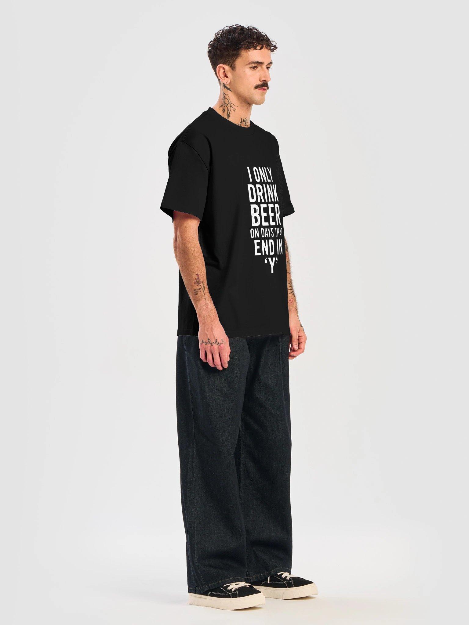 I Only Drink Beer On Days That End In 'Y' Graphic Tee product image (4)