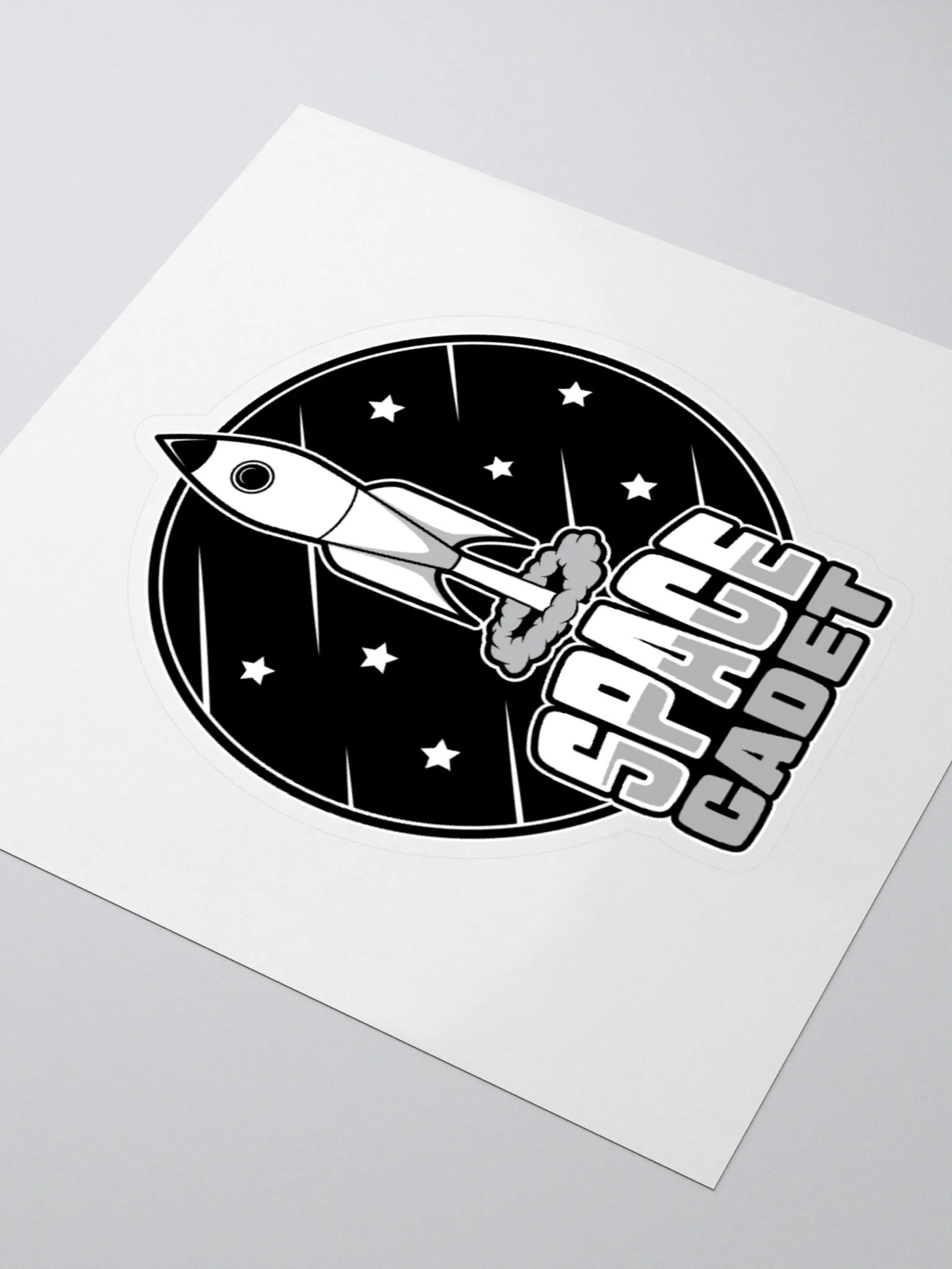 Space Cadet Retro Rocket Sticker product image (8)