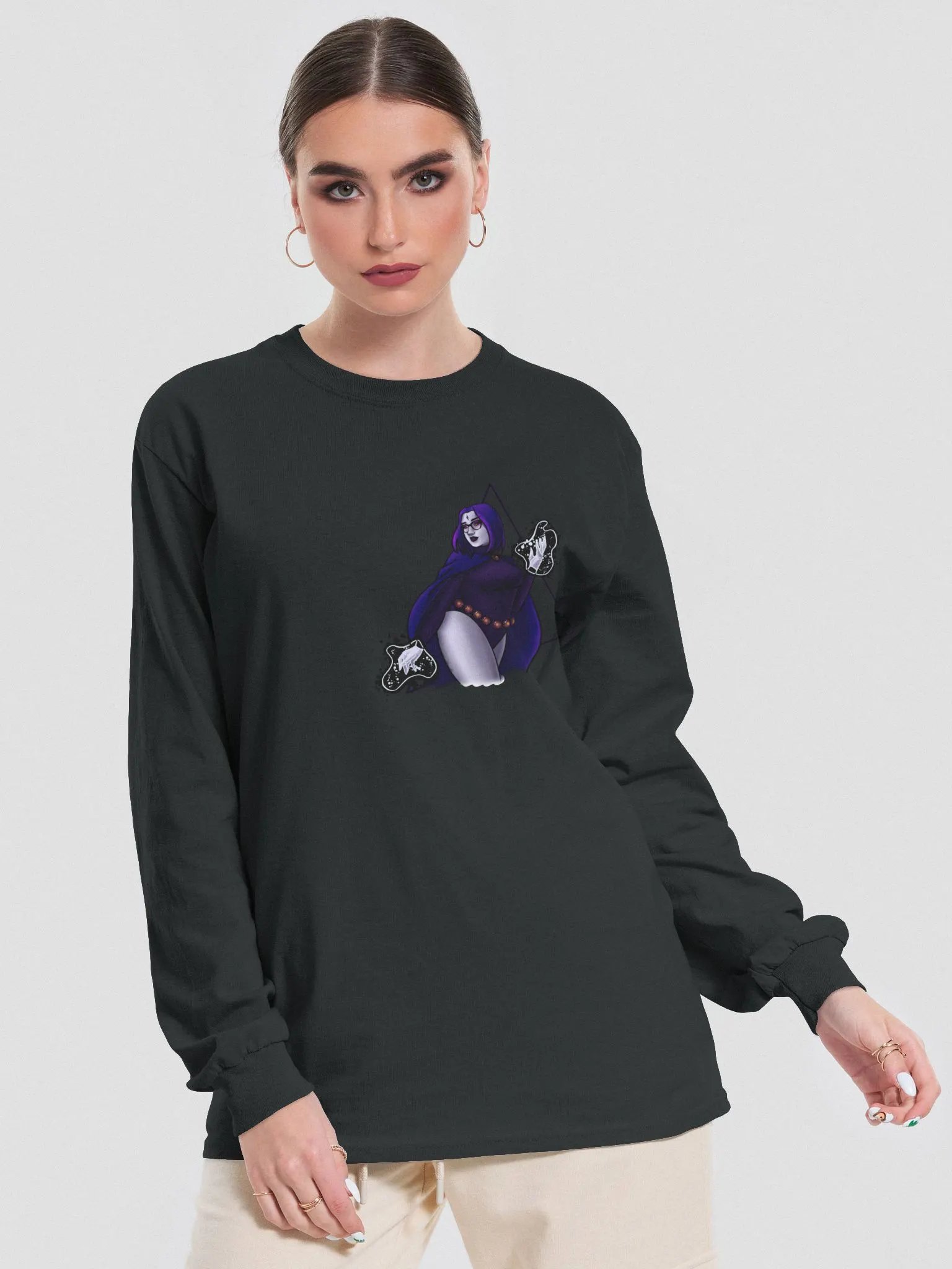 Pixel Raven Long Sleeve product image (37)