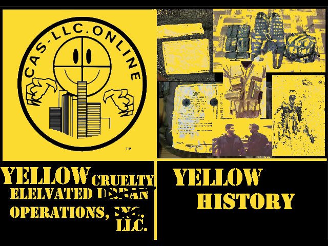 ELEVATED CRUELTY OPERATIONS LLC. NYLON GEAR FAN SHIRT but its yellow product image (3)