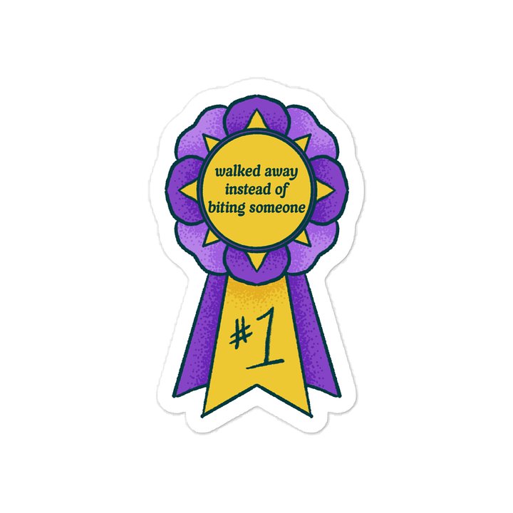 Rosette Series: Didn't Bite Sticker product image (1)