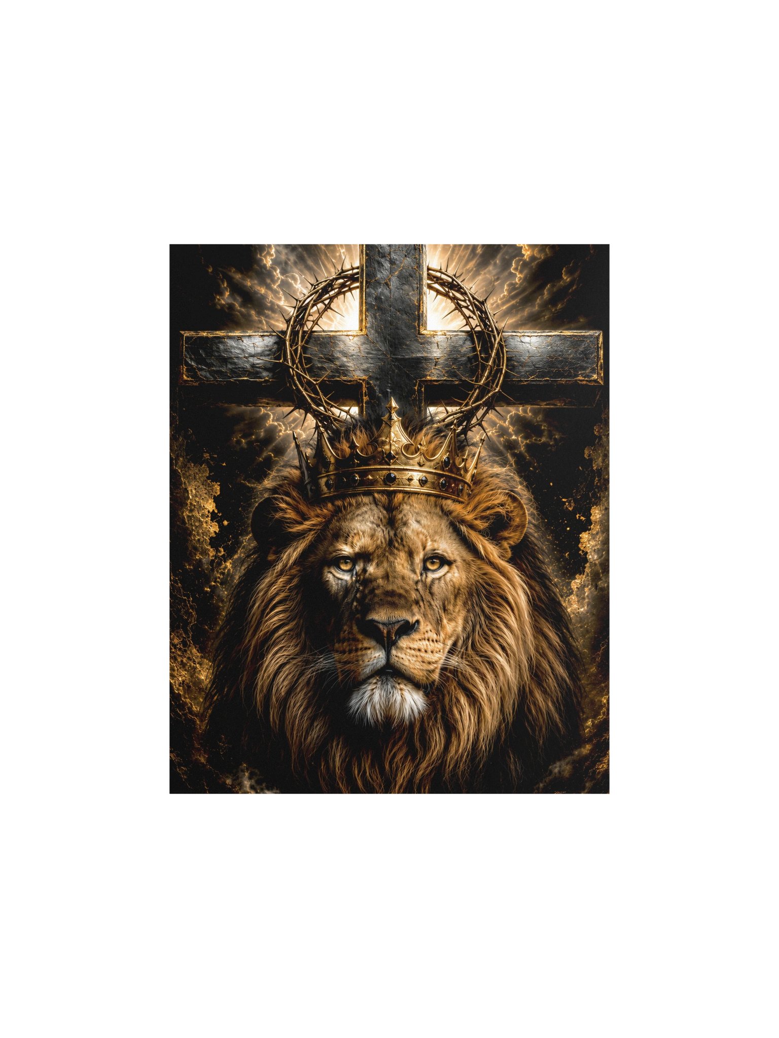 Lion of Judah in Black and Gold product image (2)