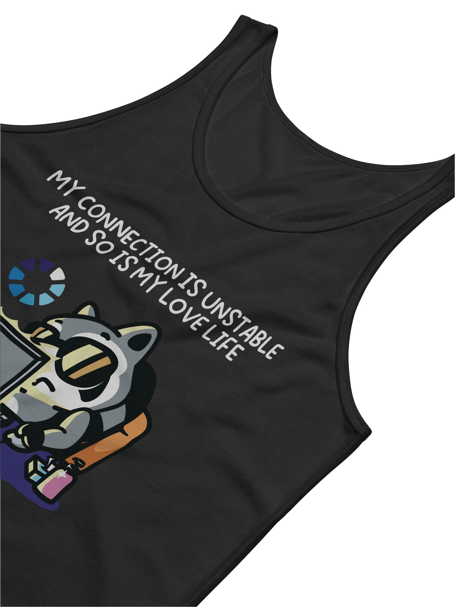 My Connection Is Unstable And So Is My Love Life Men's Athletic Tank product image (3)