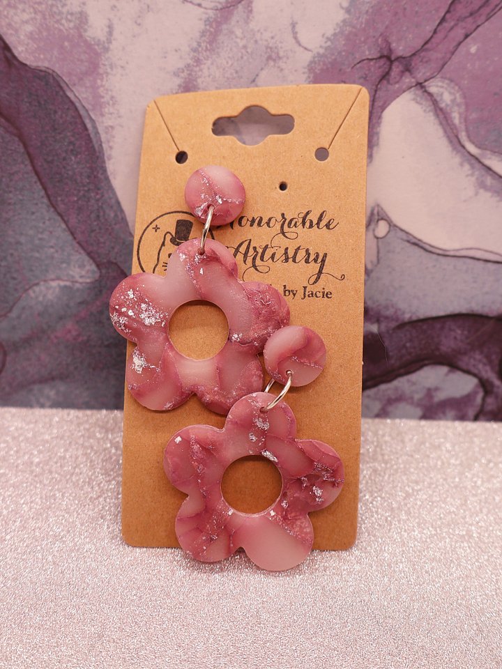 Open Flower Earrings product image (2)