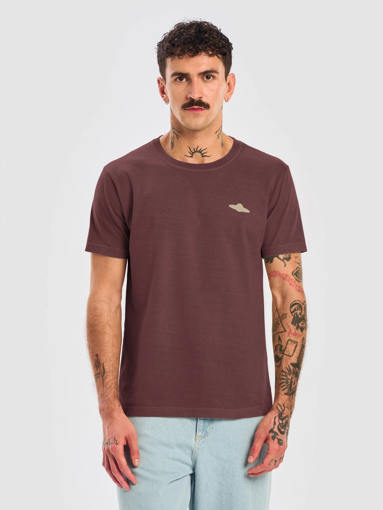 Spacecraft Convention Tee - Oxide Red & Antique Parchment product image (7)