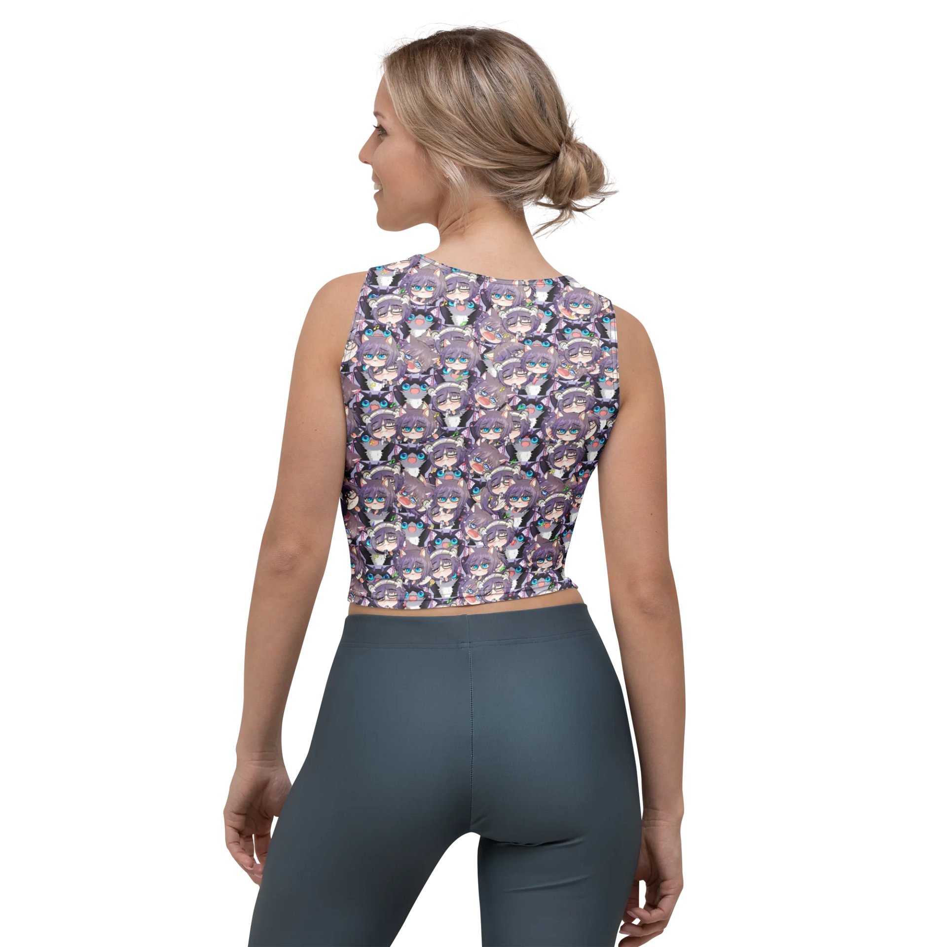 ZaynaKitty Sticker Vomit 3 Crop Top product image (2)