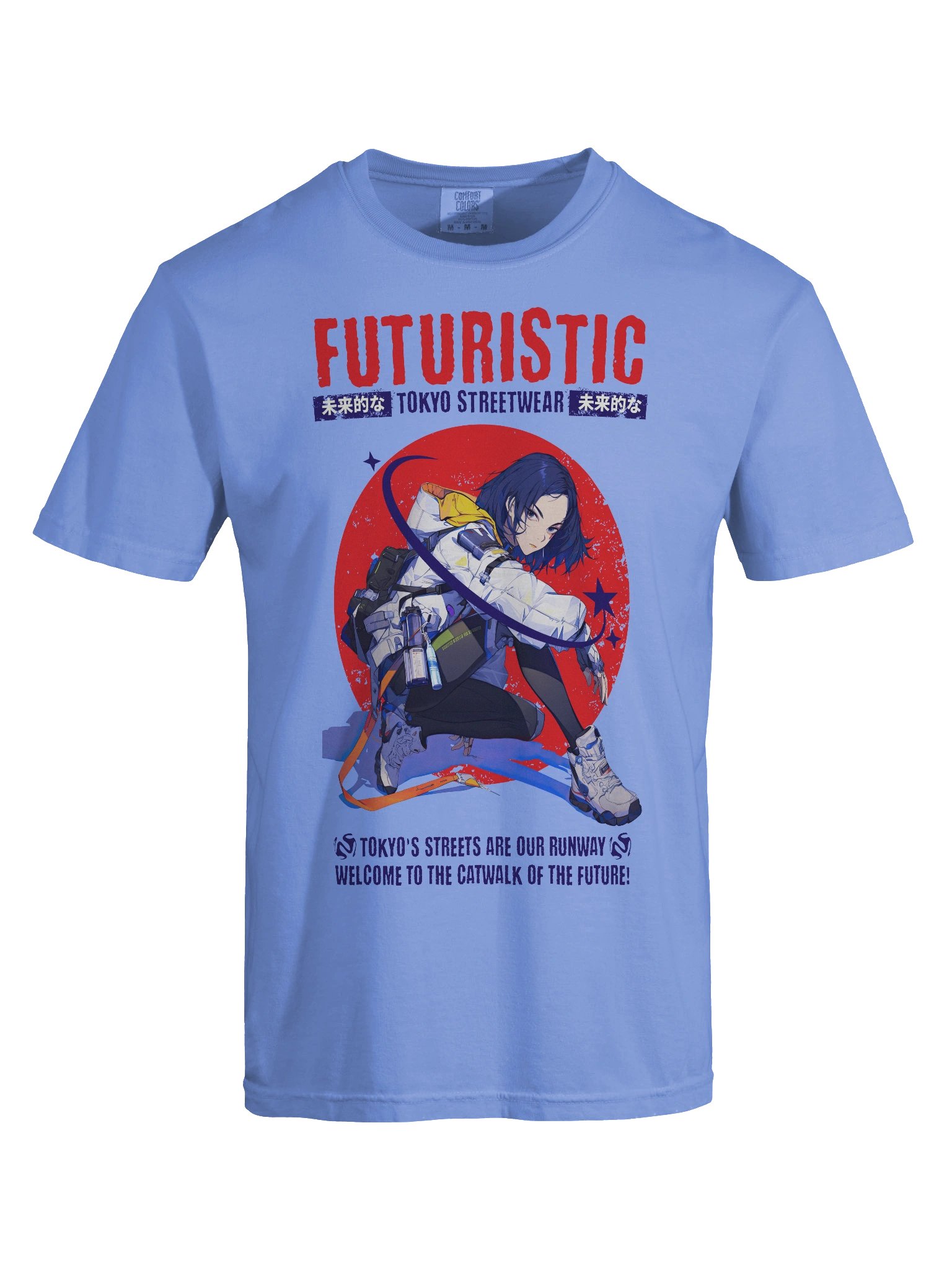 Y2K Japan Anime Tee Futuristic Fashion Tokyo Streetwear product image (56)