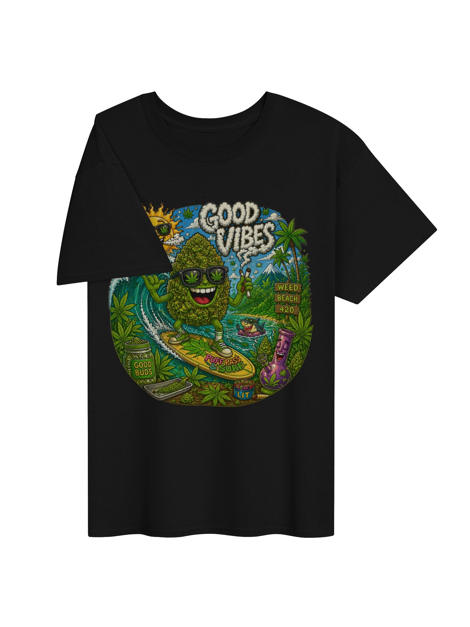 Surfing Nugg Graphic Tee product image (3)