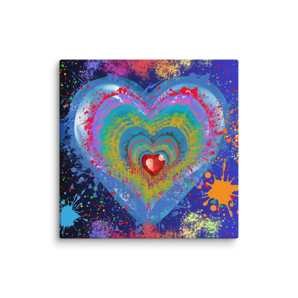 Heartbeat Splash Canvas product image (6)