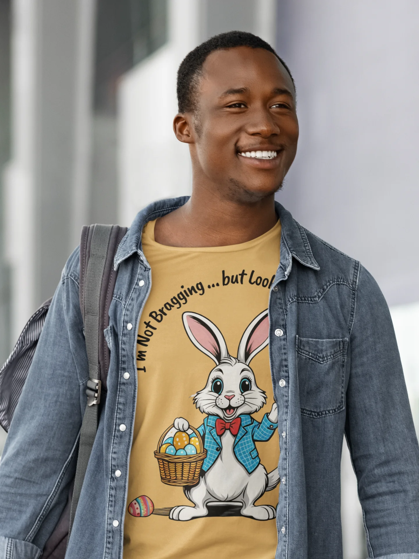 Not Bragging Easter Bunny Shirt product image (8)