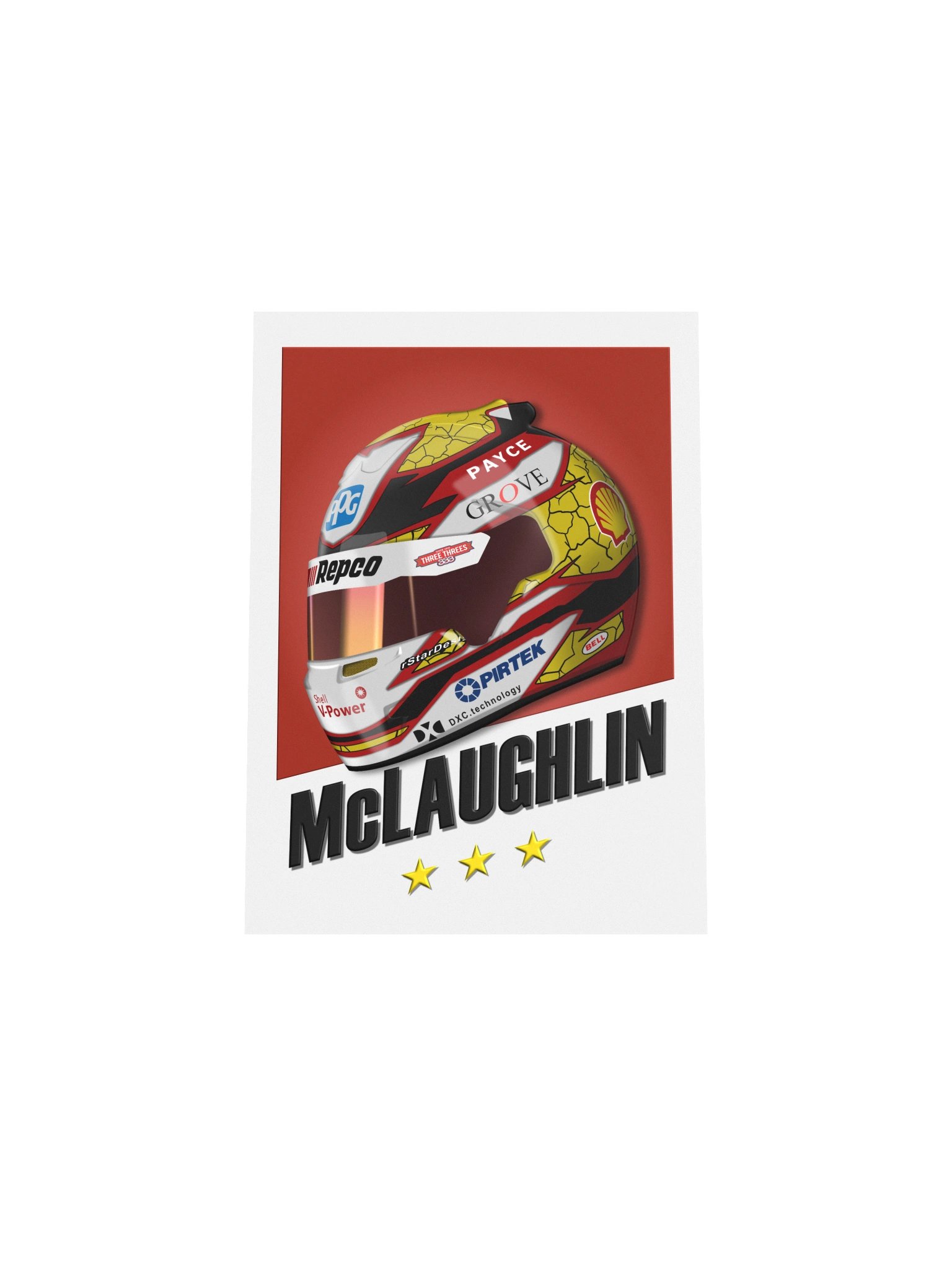 Scott McLaughlin V8 Supercars Helmet Poster product image (4)