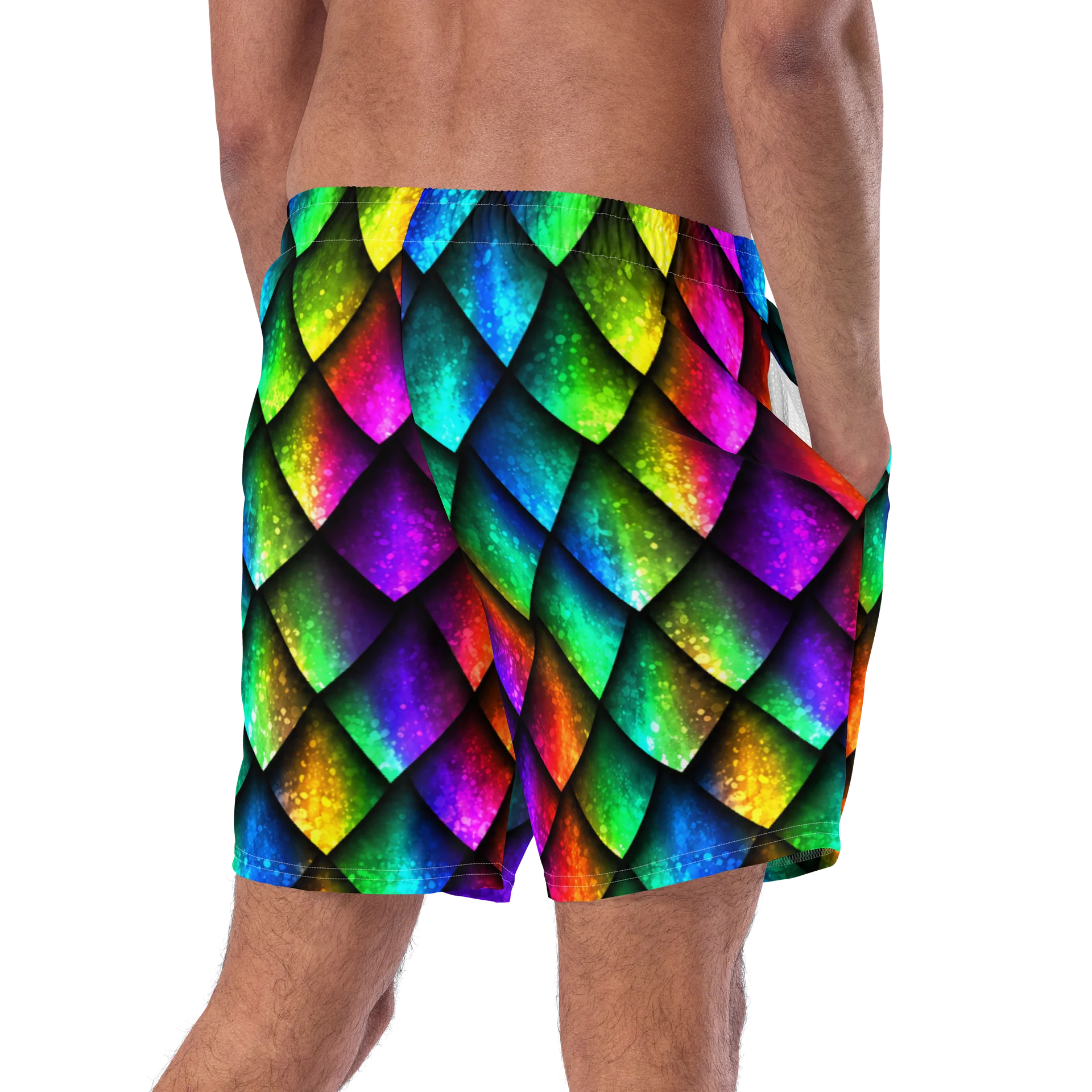 Outer Banks JJ Maybank Dragon Scale Swim Trunks product image (8)