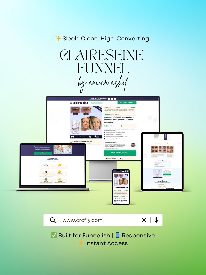 Beauty & Skincare Funnelish Templates product image (1)