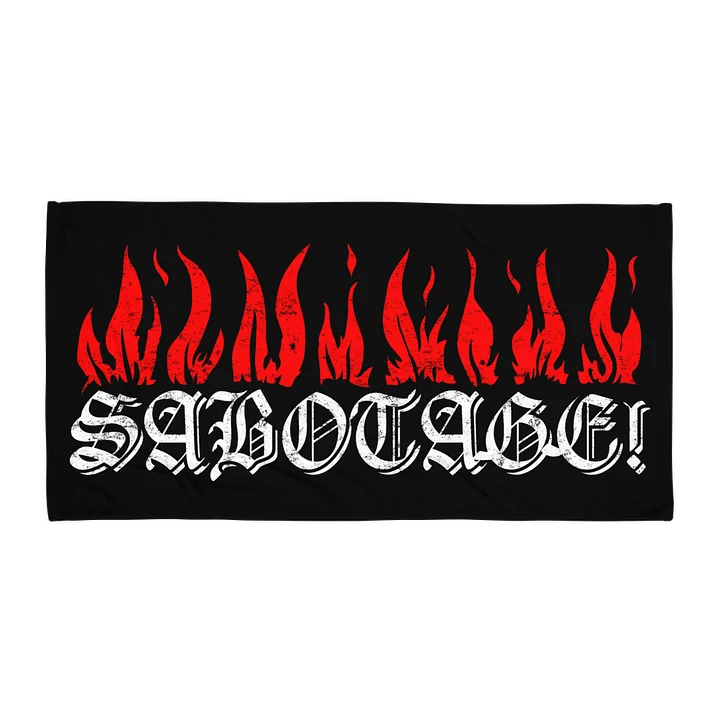SABOTAGE LOGO TOWEL product image (1)