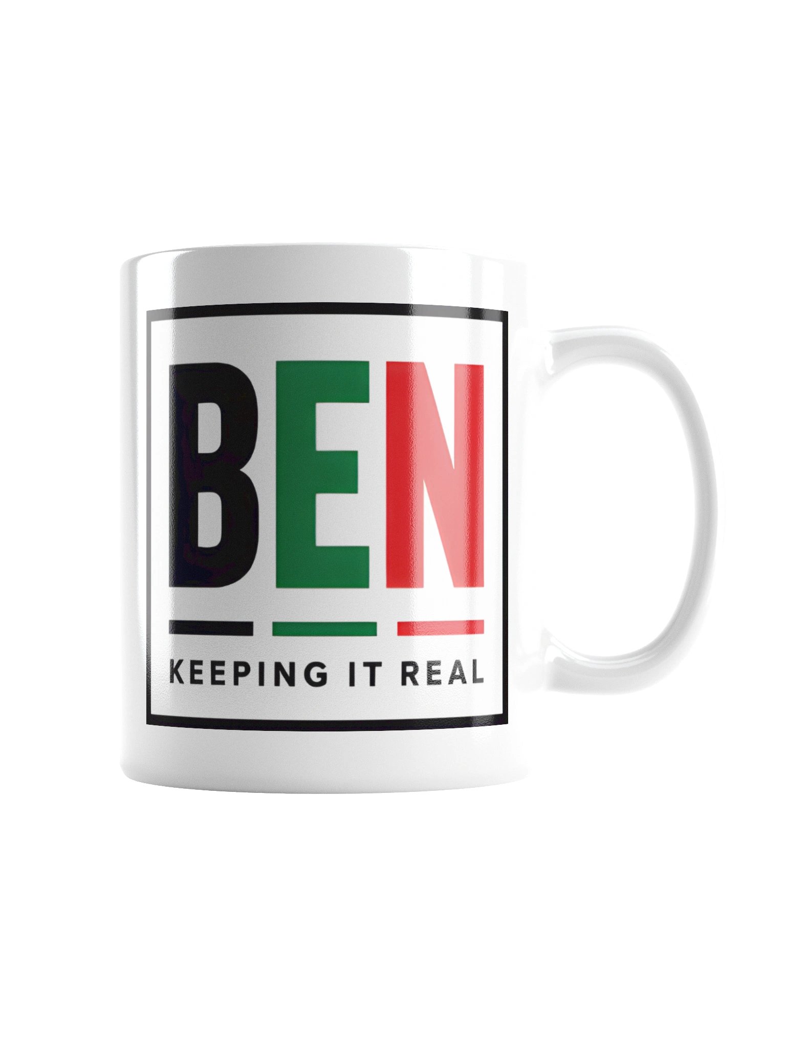 BEN Keeping It Real White Mug product image (8)
