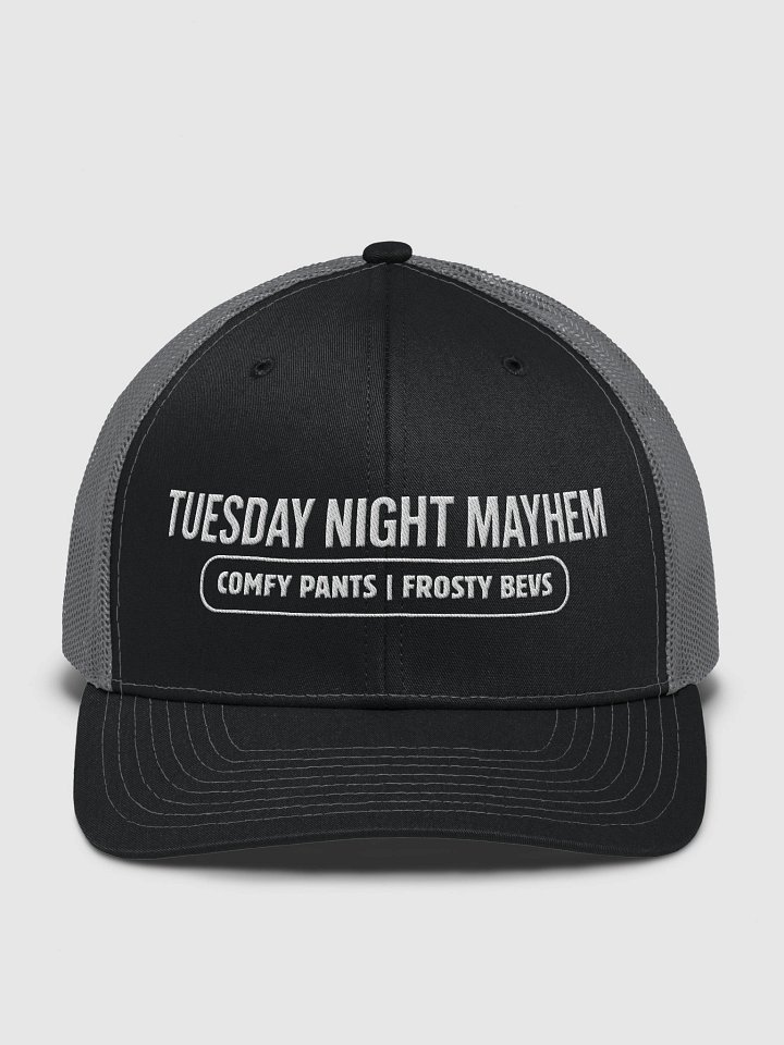 Tuesday Night Mayhem Premium Trucker Hat product image (1)