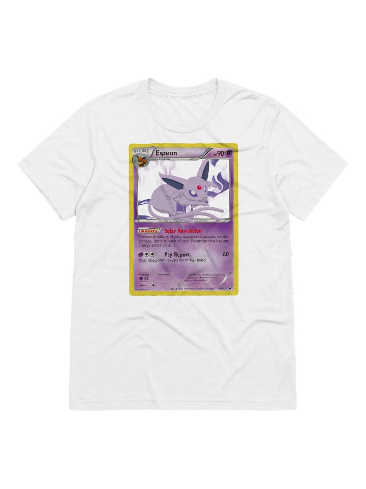 Espeon TCG T-shirt product image (1)