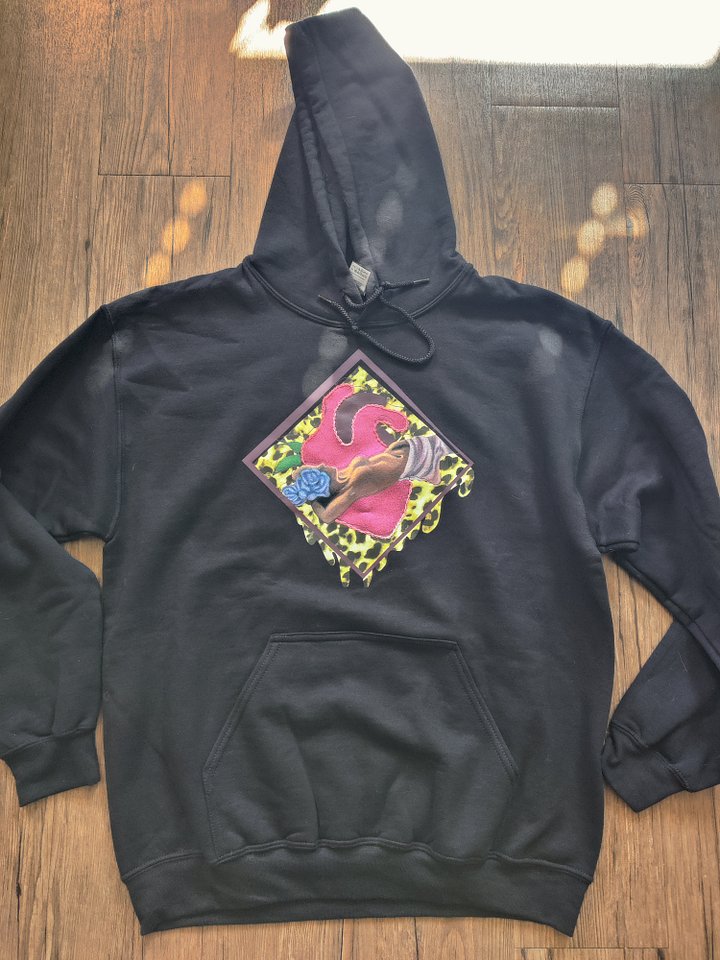 One of a Kind Hoodie Embroidered Heart product image (1)
