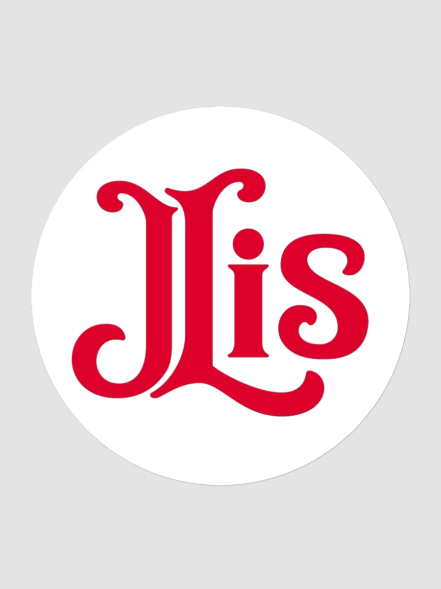 JLis Red Logo Sticker product image (1)