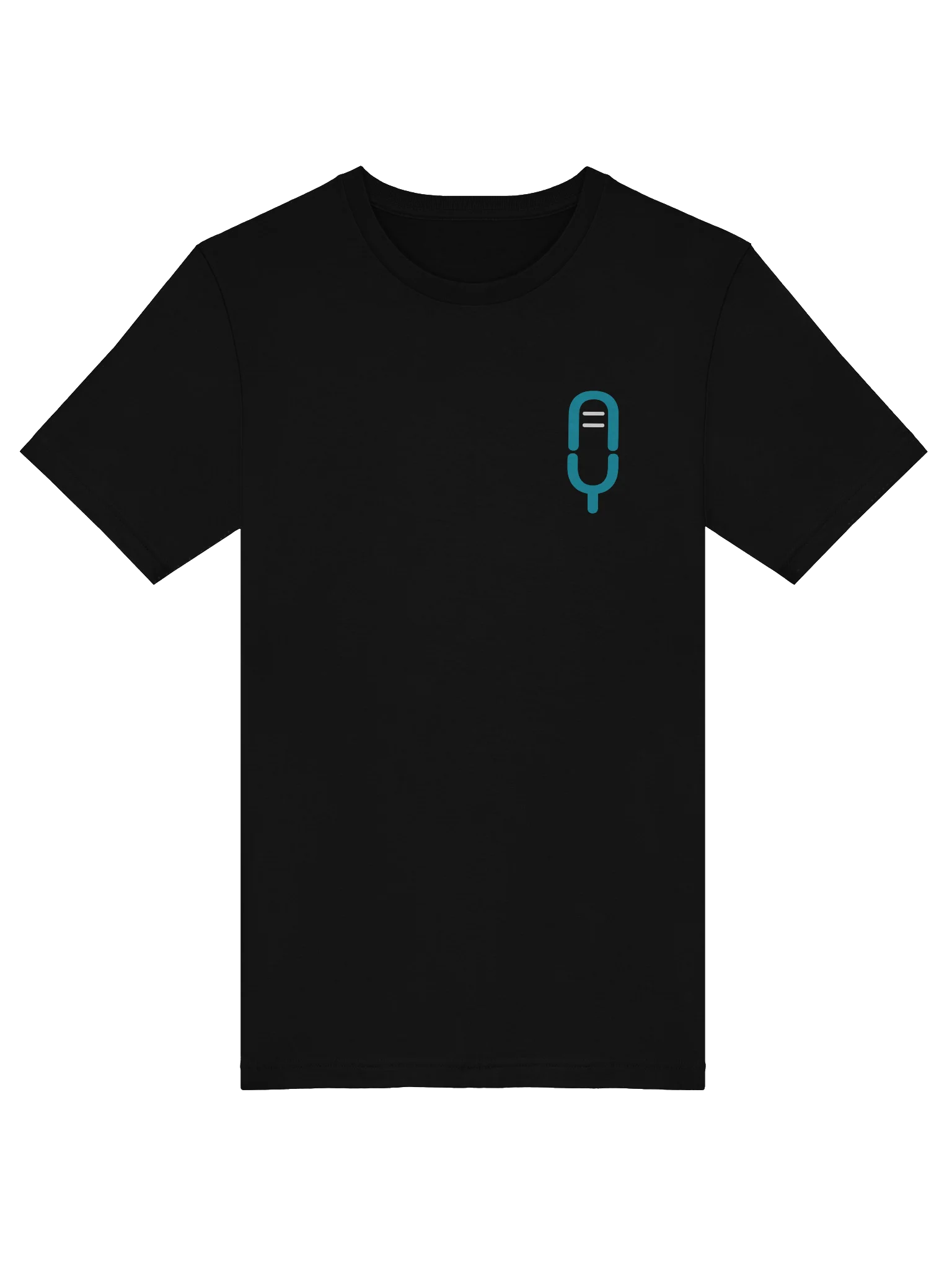 FunnyNFarbsy Microphone Logo Shirt (Teal & White) product image (5)