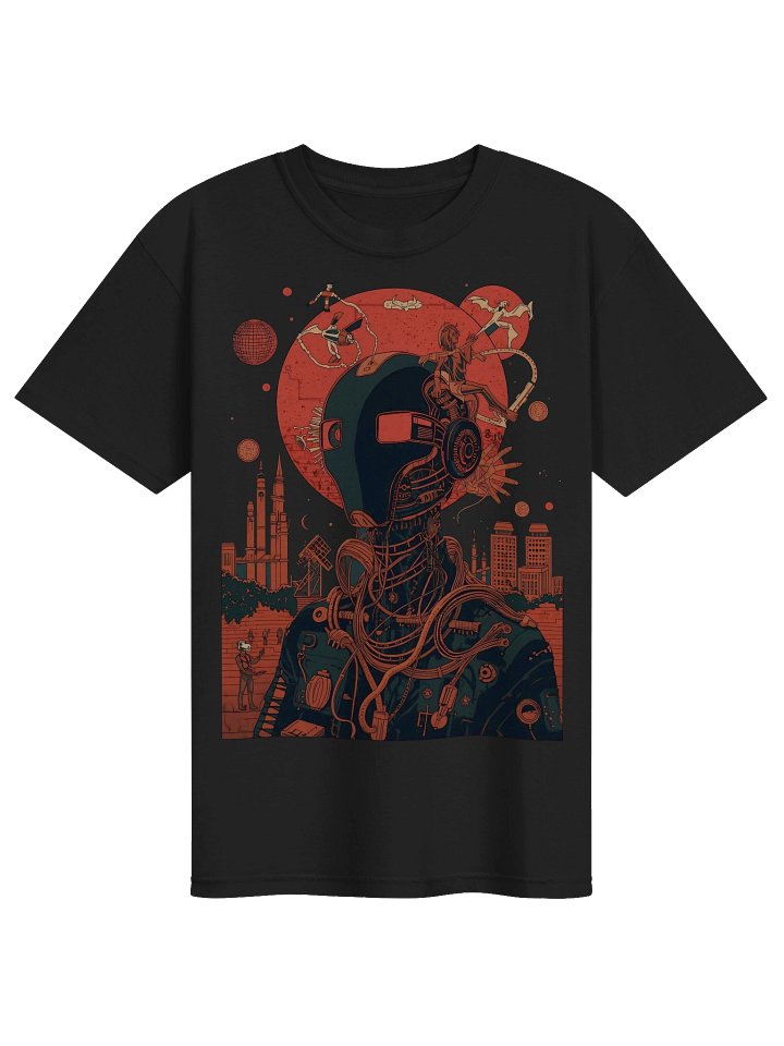 Cyber Wisdom Seeker Heavyweight T-Shirt product image (1)