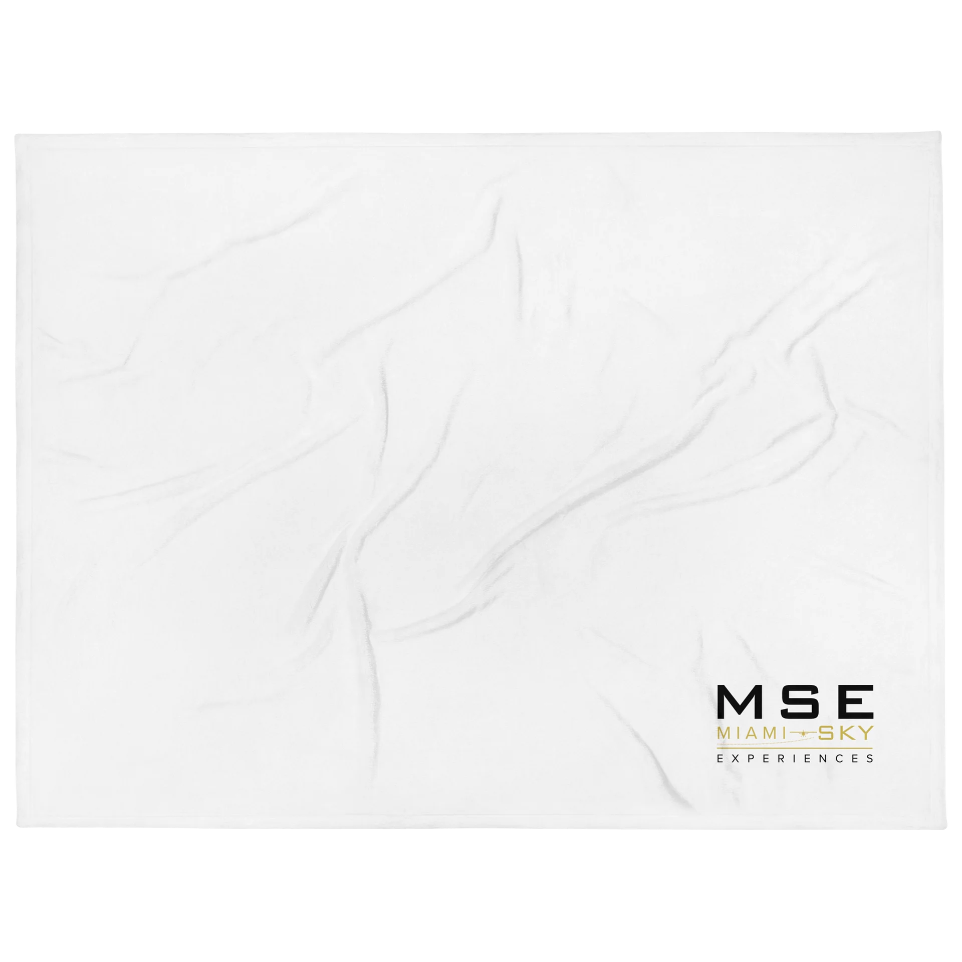 MSE Premium Golf Towel — White Edition product image (1)