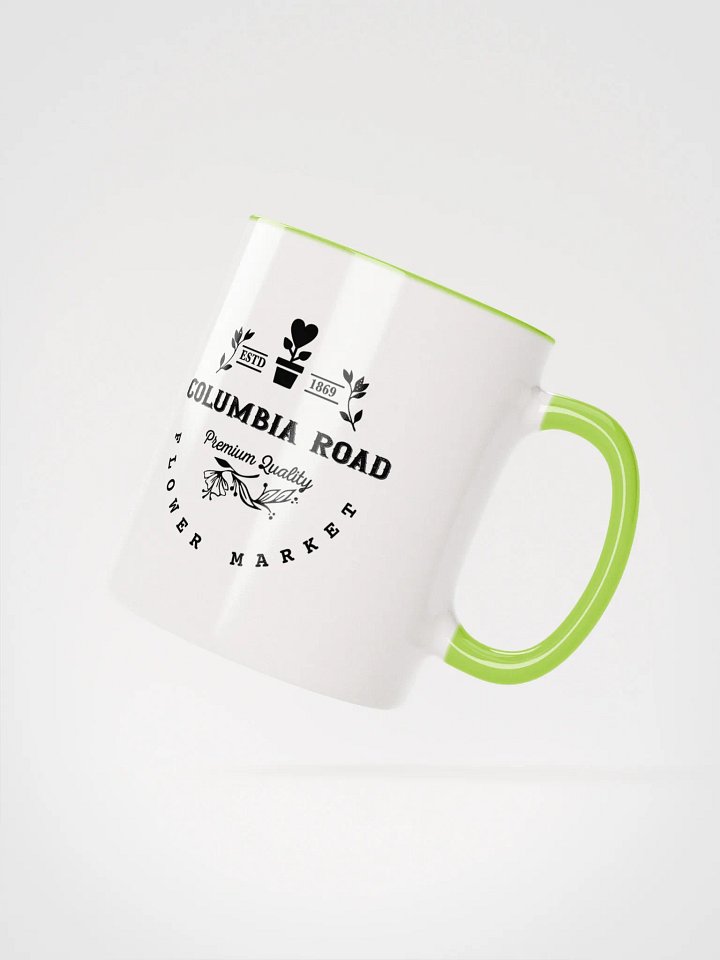 Columbia Road Market Peek-a-Boo Ceramic Mug (Green) product image (2)