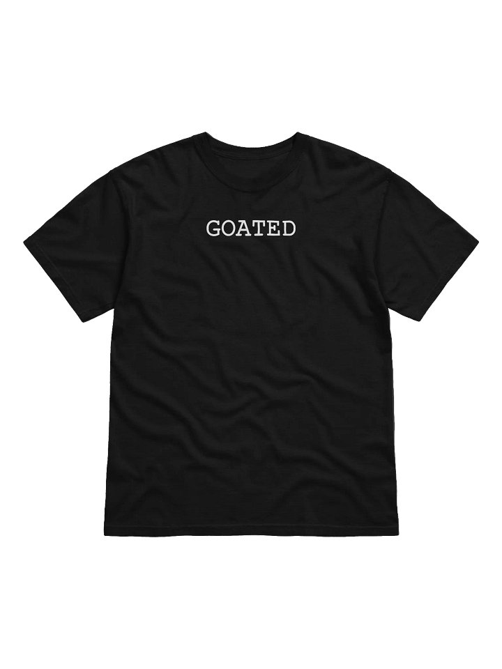 GOATED - Simple T-Shirt | White Text product image (6)