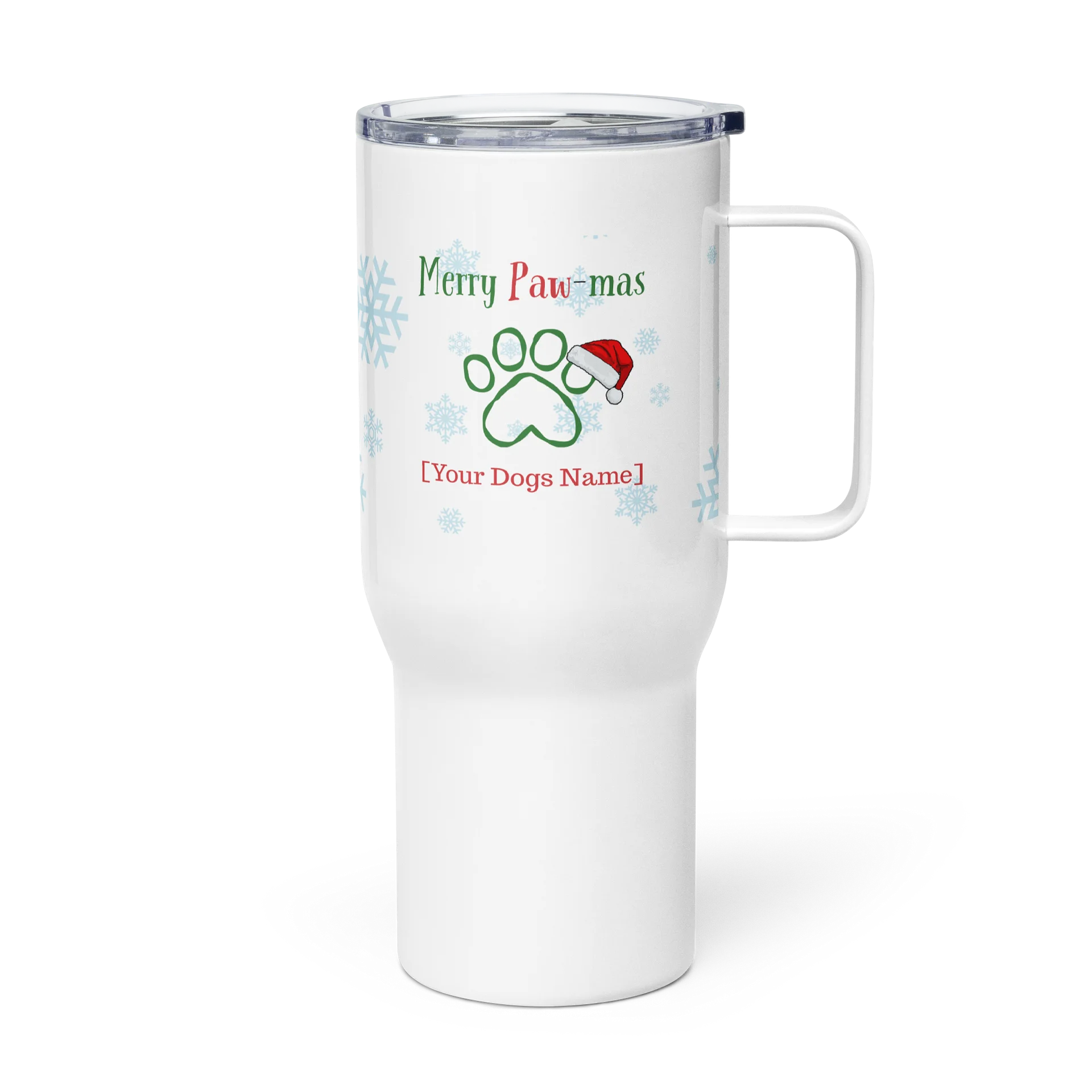 Christmas dog custom name Travel Mug-Email for custom order product image (3)