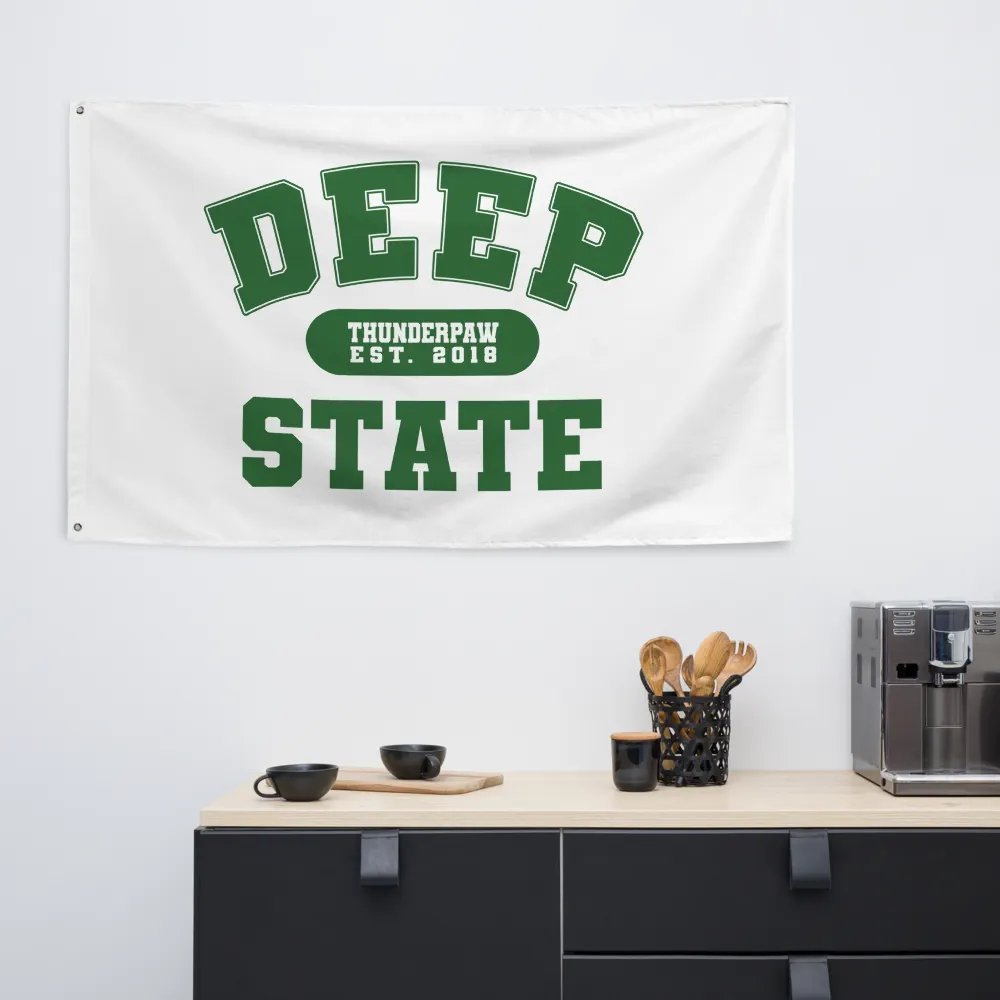 Deep State Varsity Flag / Wall Banner product image (7)