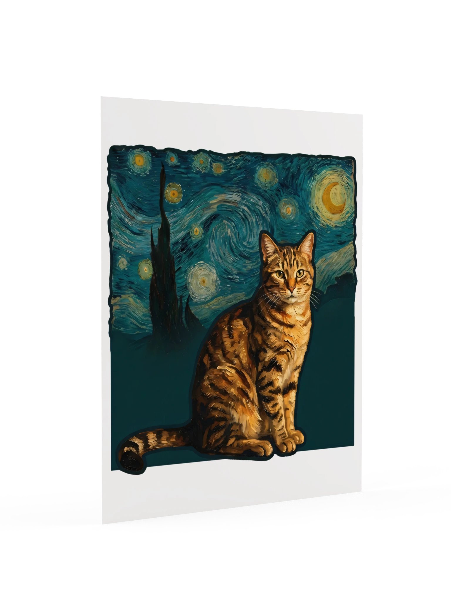Starry Night Tabby Poster product image (16)
