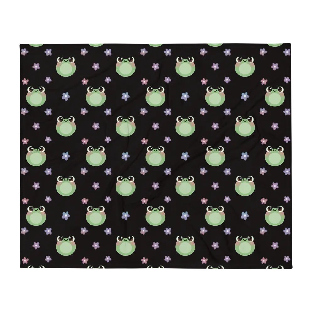 Froggy Throw Blanket product image (2)