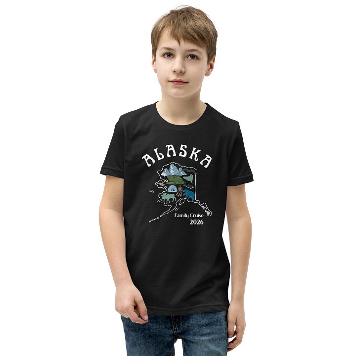 Alaska Cruise Family Matching Dark Shirt For Teens product image (14)