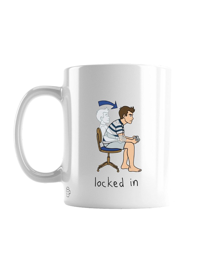 Locked In Mug – Funny Gamer Coffee Mug for Gaming Enthusiasts | 11oz Meme Mug product image (1)