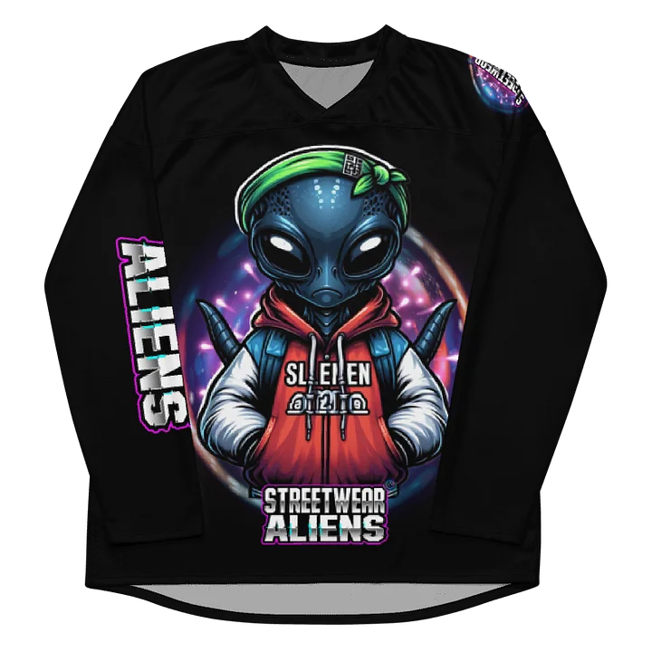 LIMITED EDITION - CNX Core All-over print Unisex Long Sleeve Tee — Streetwear Aliens 001 product image (1)