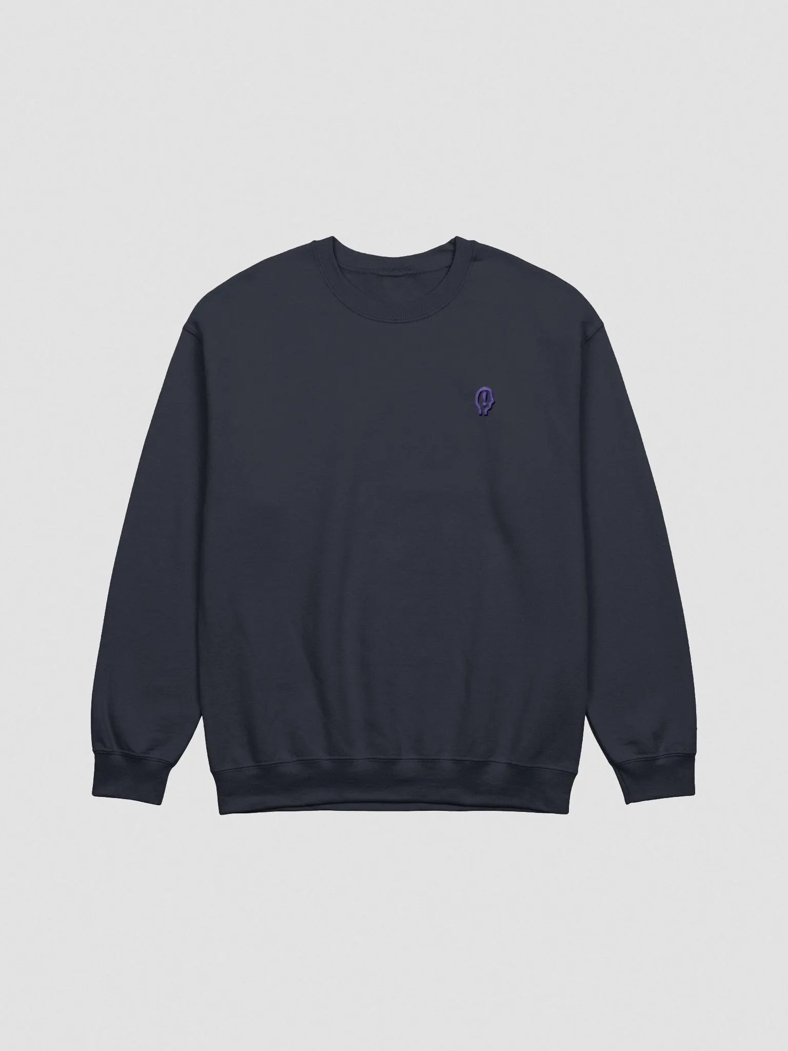 EXCLAIMING MENTALLY (L.C. night design) embroidered crewneck product image (22)