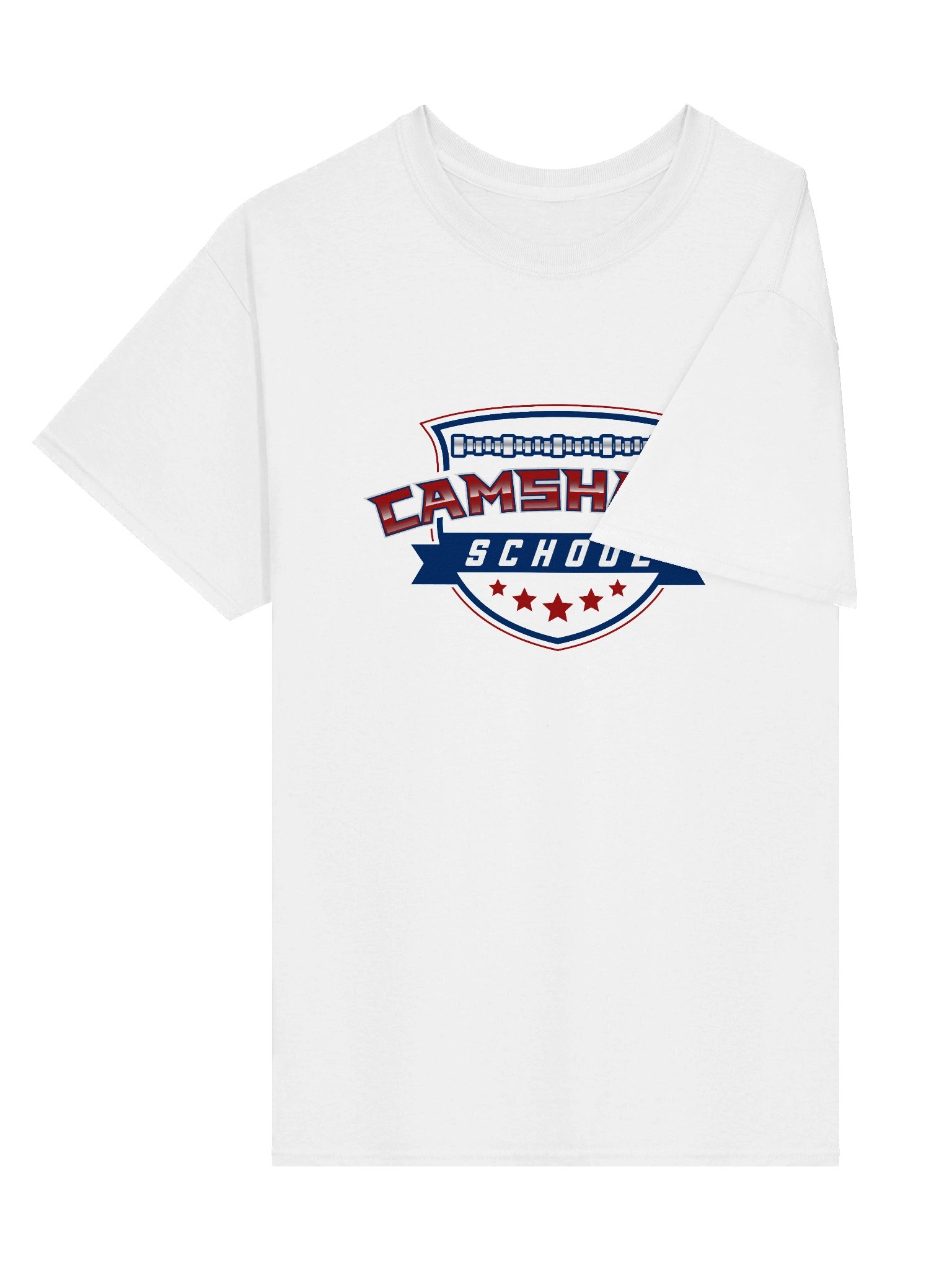 T-shirt - Red White and Blue on White product image (3)