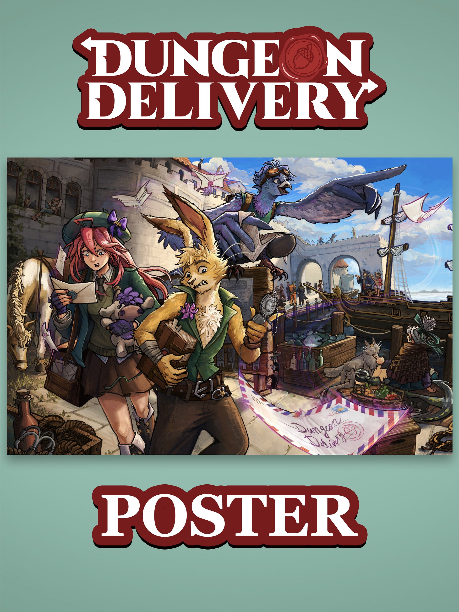Dungeon Delivery Official Poster 💌 product image (1)