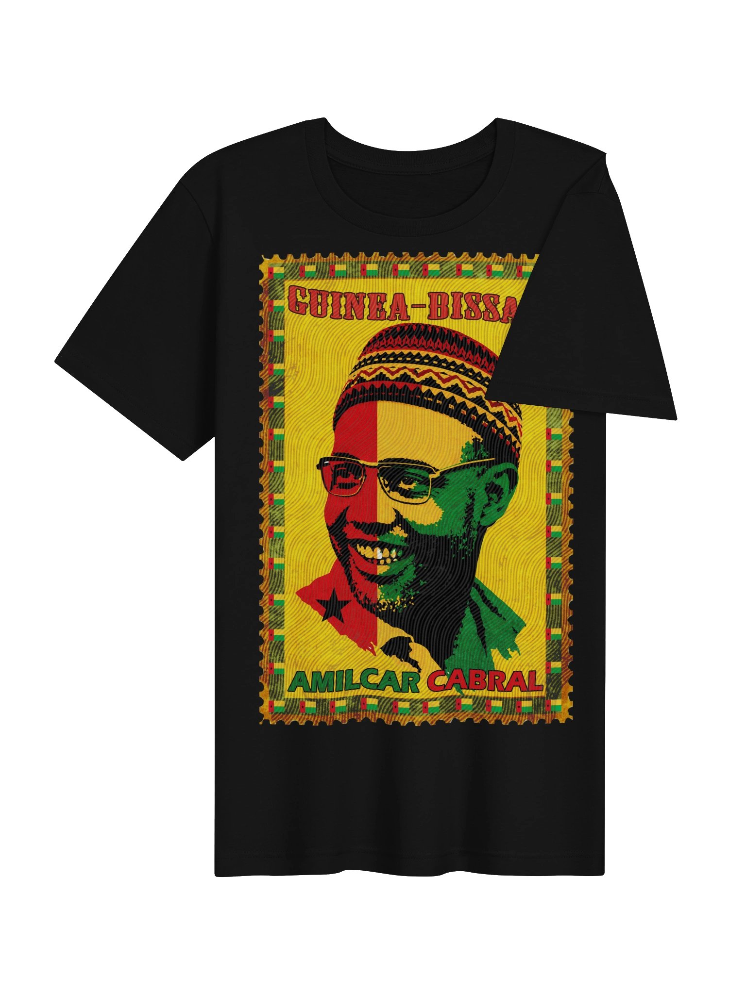 Amílcar Cabral Vintage Guinea-Bissau Postage Stamp T-Shirt | Pan-African Tee | Cabo Verde Independence product image (5)