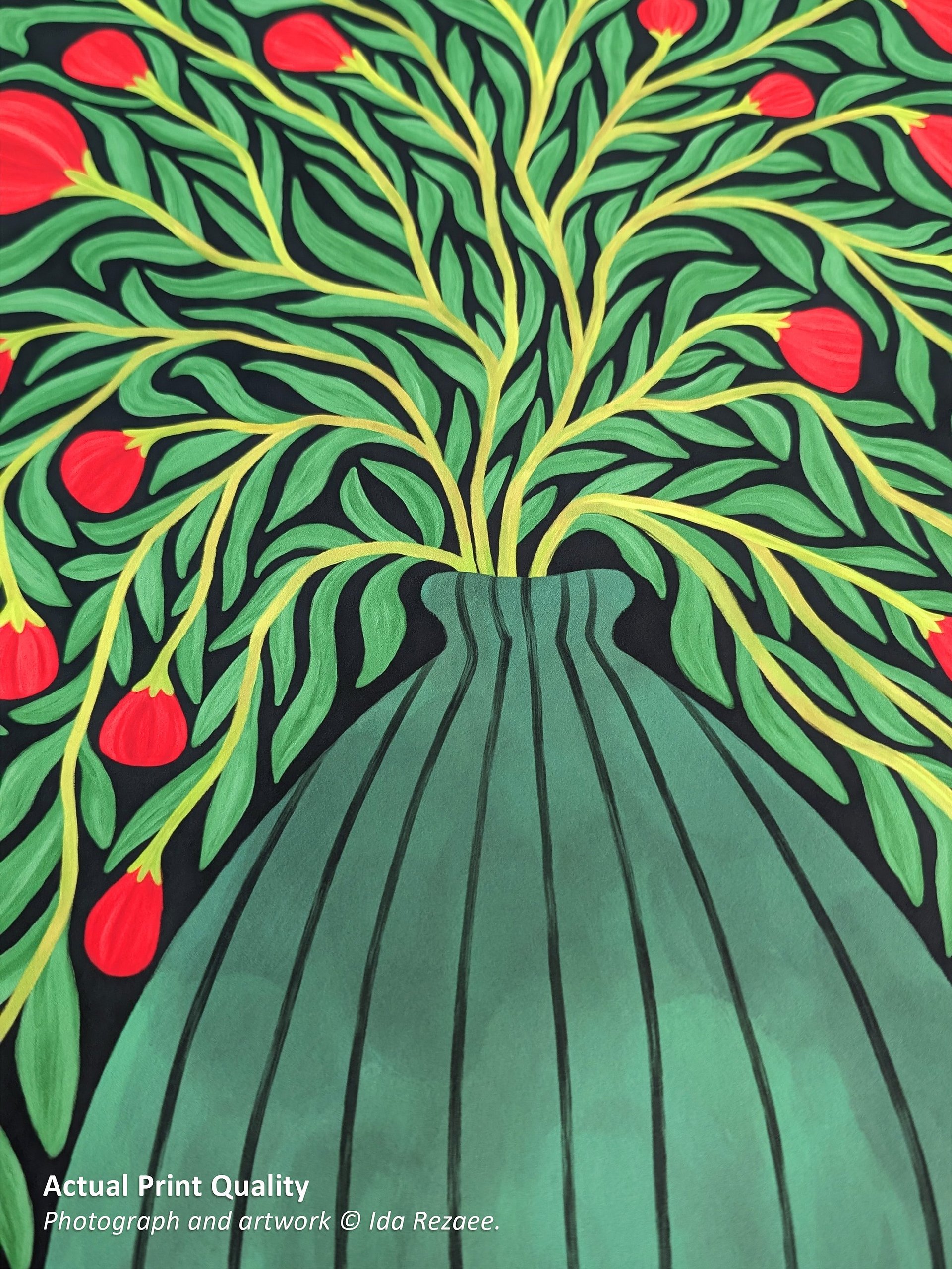 Botanical Print, Plant in Vase Art No.3 product image (4)