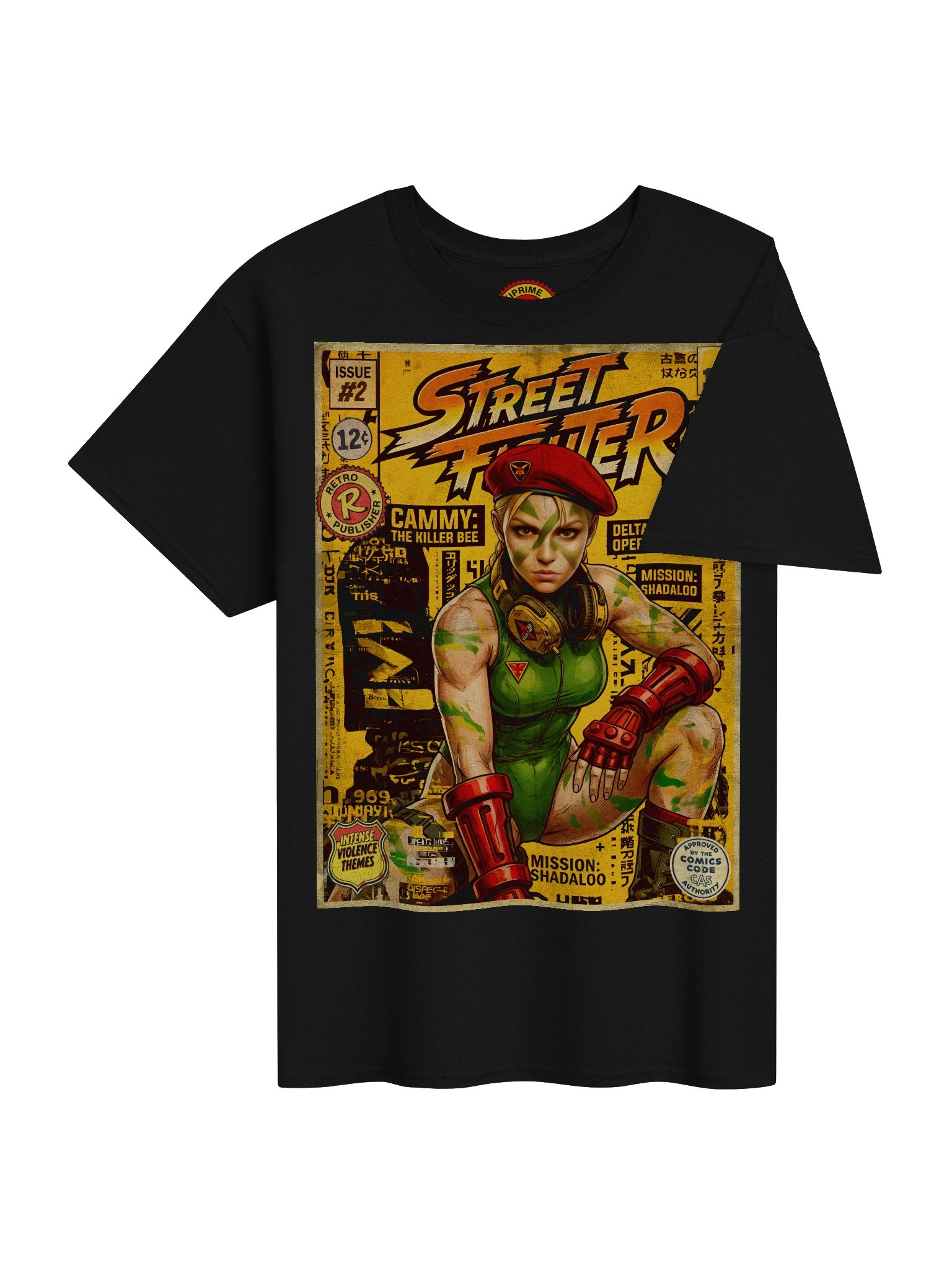 Street Fighter Classic Cammy Comic Art T-Shirt product image (4)