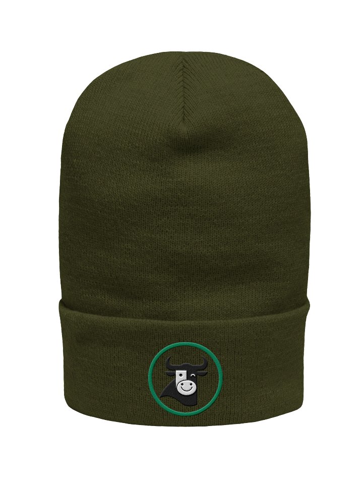 Abstract Bull Beanie - Embroidered product image (1)