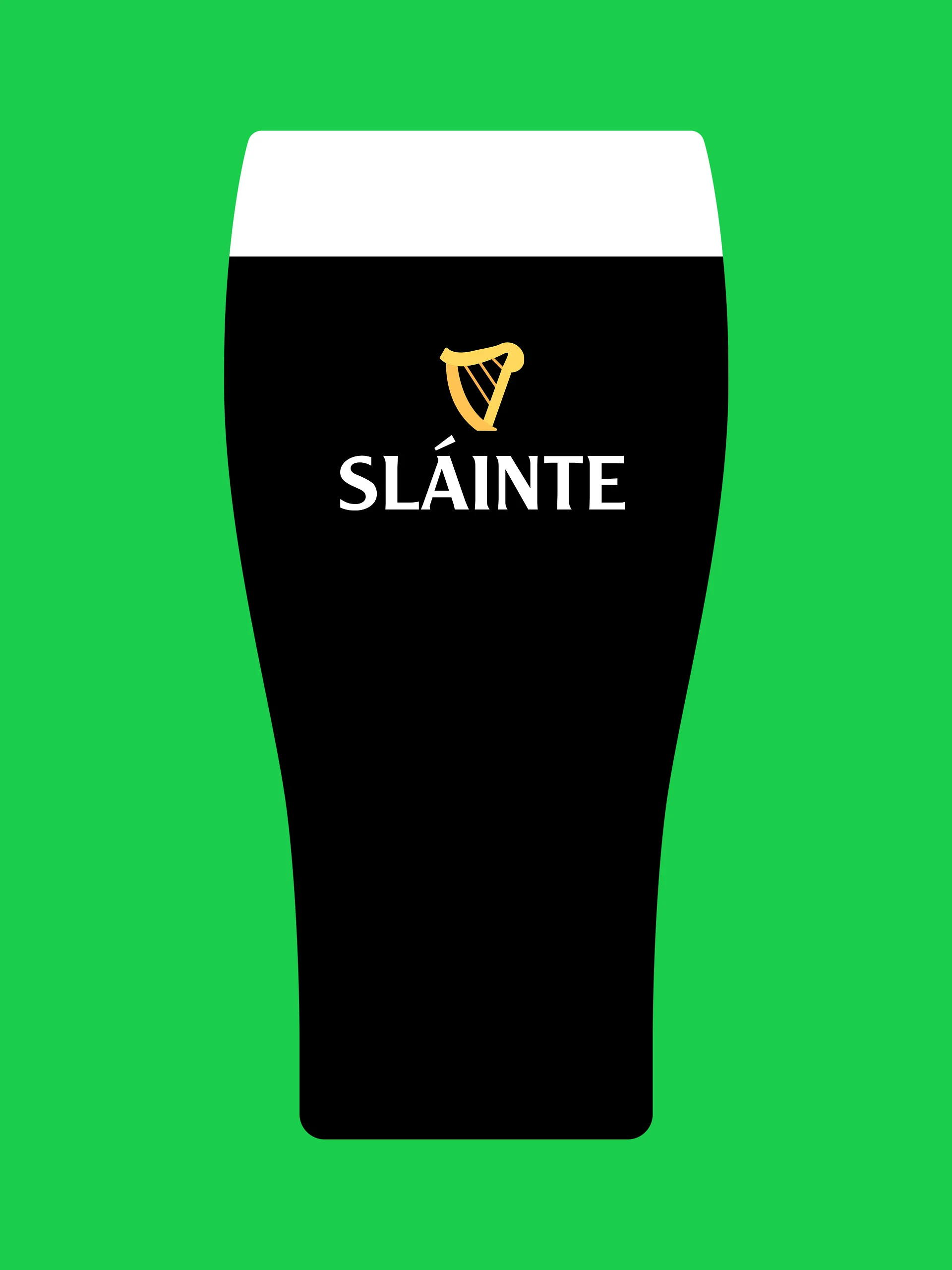 Green Sláinte High-Res Digital Download [Ready To Print] product image (1)