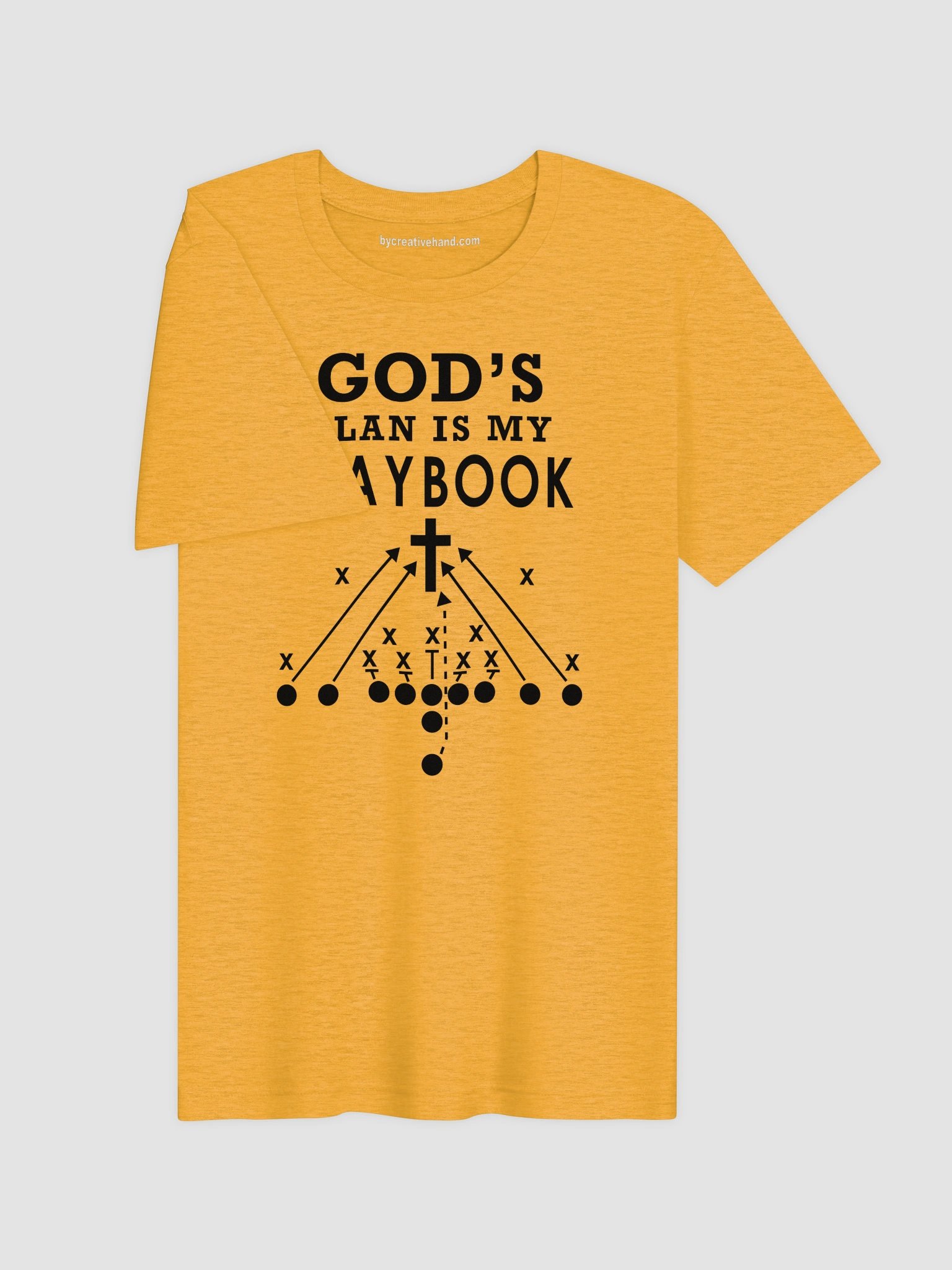 God's Plan is my Playbook (26) T-Shirt product image (3)