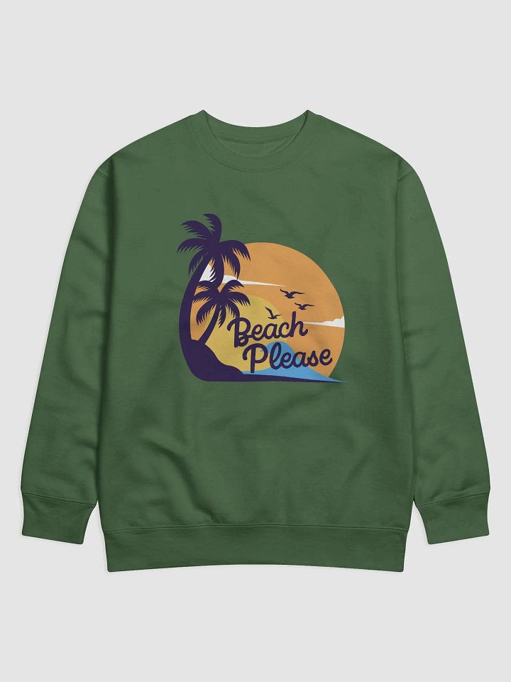 Sunset Silhouette Beach Please Sweatshirt product image (1)