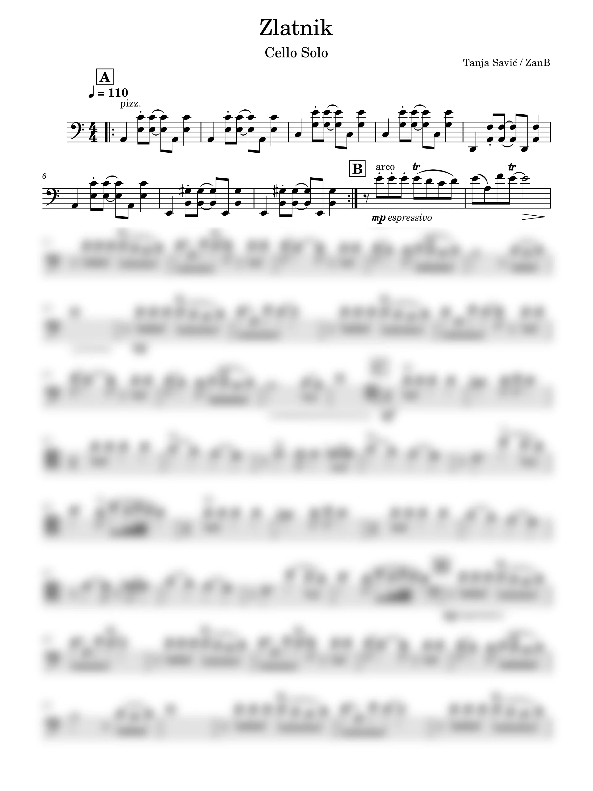 Tanja Savić - Zlatnik (Cello Solo) product image (1)